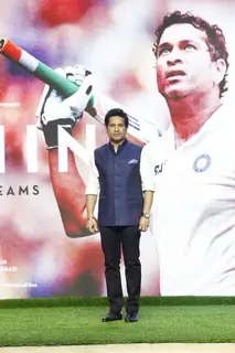 Sachin Tendulkar at the launch of Sachin Anthem of film 'Sachin: A Billion Dreams'