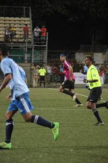 Ranbir Kapoor, Abhishek Bachchan, Raj Kundra and Dino Morea snapped playing Soccer