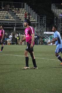Ranbir Kapoor, Abhishek Bachchan, Raj Kundra and Dino Morea snapped playing Soccer