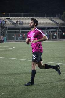 Ranbir Kapoor, Abhishek Bachchan, Raj Kundra and Dino Morea snapped playing Soccer