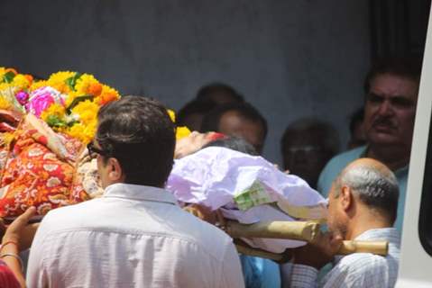 Reema Lagoo Funeral Pictures