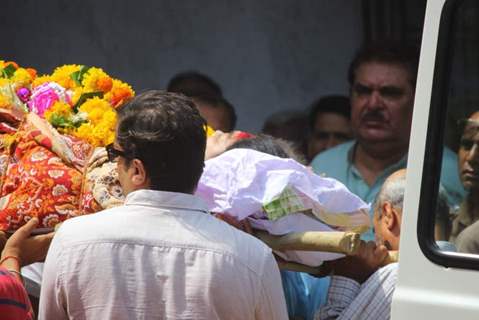 Reema Lagoo Funeral Pictures