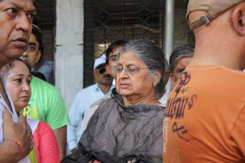 Reema Lagoo Funeral Pictures