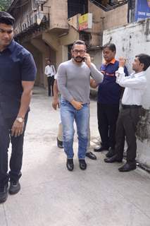 Aamir-Siddharth-Sushmita snapped in the city