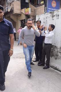 Aamir-Siddharth-Sushmita snapped in the city