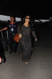 Vidya Balan at the Airport!