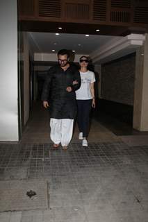 Lovely Couple Saif - Kareena's Anniversary Dinner