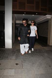 Lovely Couple Saif - Kareena's Anniversary Dinner