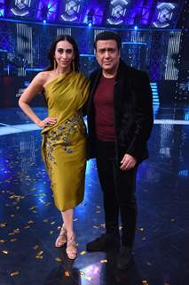 Karisma Kapoor - Govinda on the sets of Dance Champions