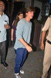 Shah Rukh Khan snapped at a Studio