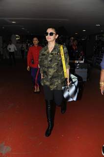 Alia Bhatt spotted in a camouflage T-shirt