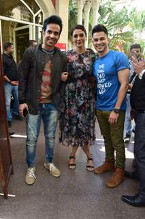 Trio - Tabu, Tusshar and Kunal pose together