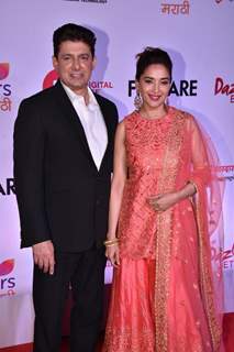 Madhuri Dixit Nene with her husband Sriram Madhav Nene