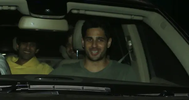 Sidharth Malhotra - Abhay and Juno Chopra at the screening