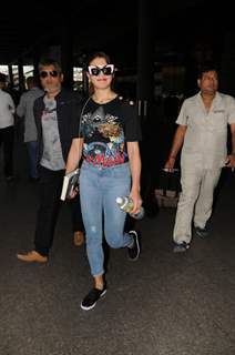 Jacqueline Fernandez at the Airport