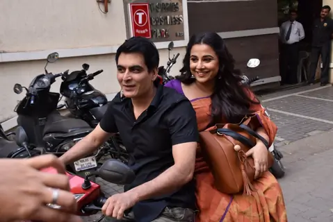 Vidya Balan - Manav Kaul snapped in the city