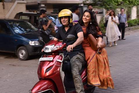 Vidya Balan - Manav Kaul snapped in the city