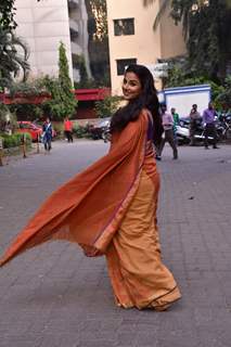 Vidya Balan snapped in the city