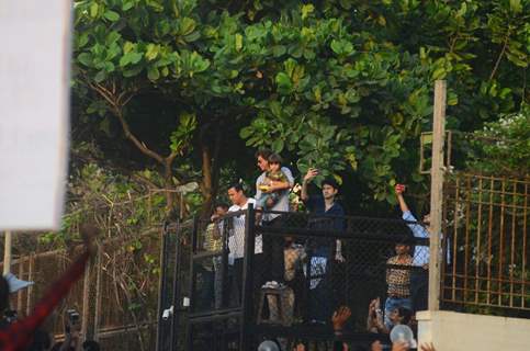 Shah Rukh Khan with son AbRam Khan