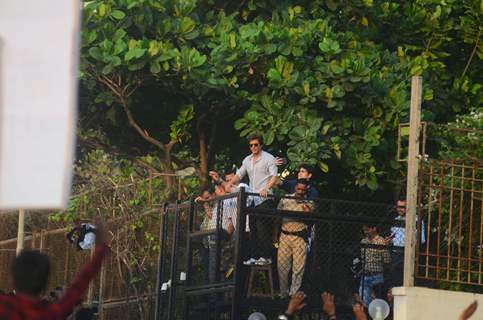 Shah Rukh Khan at Mannat