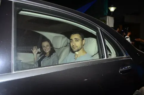 Imran Khan made a rare apperance at the screening