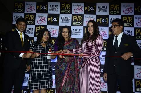 Vidya Balan and the team at the inaugration