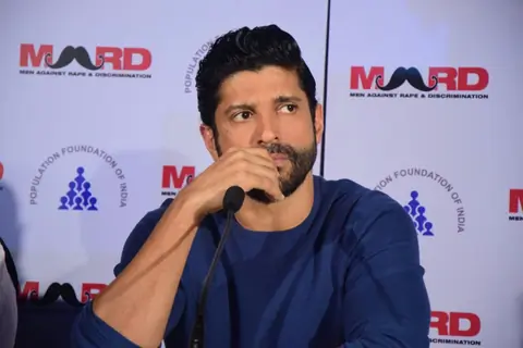 Farhan was into deep thoughts at the event