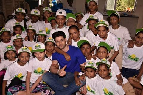 Sooraj spends some time with the kids