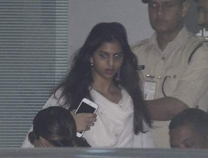 Suhana dressed in white