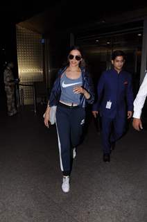 Deepika at the Airport