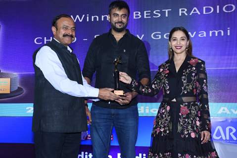 Madhuri Dixit receives an award