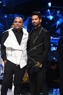 Shahid Kapoor walks the ramp for Gaurav Gupta