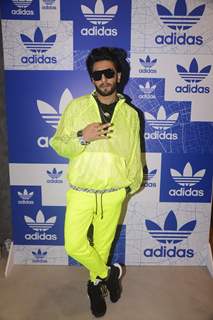 A radiant Ranveer Singh at the Adidas Store