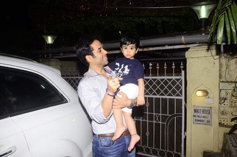 Tusshar with his son - Lakshya