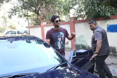 Varun Dhawan and Sushant Singh Rajput spotted in the city.