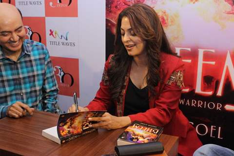 Juhi Chawla launches Jyotin Goel’s new book, ‘Bheem'