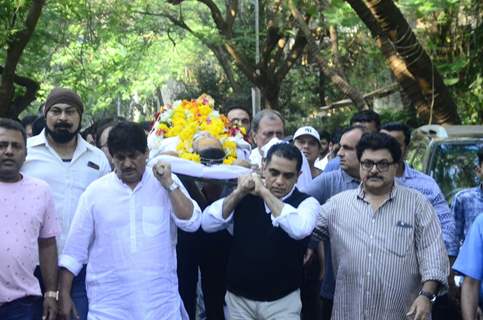 Neeraj Vora's Funeral