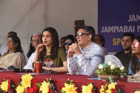 Alia Bhatt at her school for special children’s sports meet