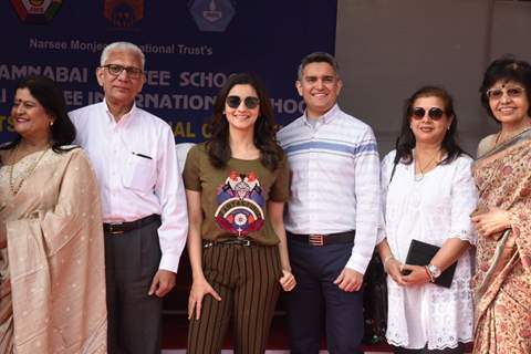 Alia Bhatt at her school for special children’s sports meet