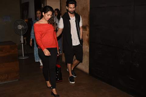 Jahnavi with Ishaan's family at the screening of Beyond the Clouds