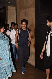 Jahnavi with Ishaan's family at the screening of Beyond the Clouds