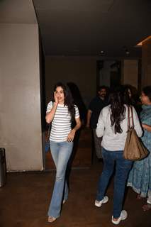 Jahnavi with Ishaan's family at the screening of Beyond the Clouds