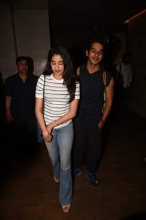 Jahnavi with Ishaan's family at the screening of Beyond the Clouds