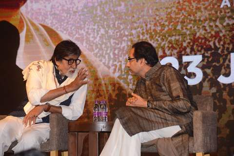 Amitabh Bachchan at Thackerey film launch