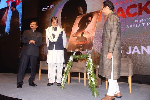 Amitabh Bachchan at Thackerey film launch