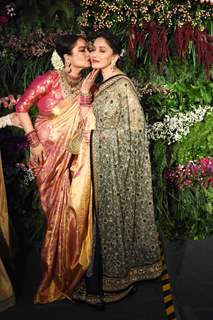 Kangana - Madhuri - Rekha at Virushka's Reception