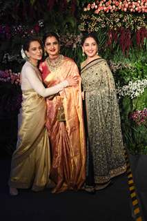 Kangana - Madhuri - Rekha at Virushka's Reception