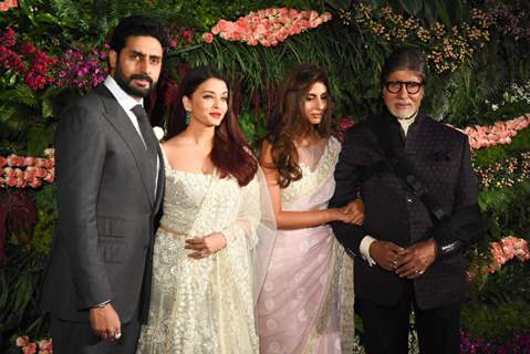 Bachchan's, SRK, Ranbir, Varun, Katrina and others at the Reception