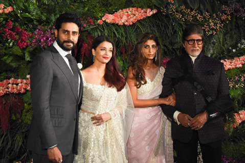 Bachchan's, SRK, Ranbir, Varun, Katrina and others at the Reception