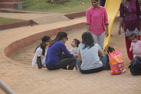 Mira - Misha's play date at a Park